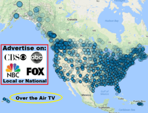 Rates to advertise on TV stations